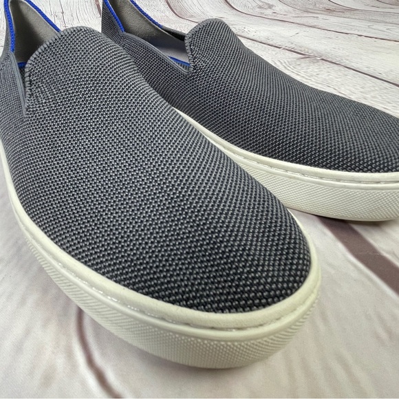 ROTHY'S steel grey original slip-on loafer sneakers, size 7 - Picture 4 of 10